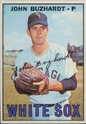 1967 Topps Baseball Cards      178     John Buzhardt